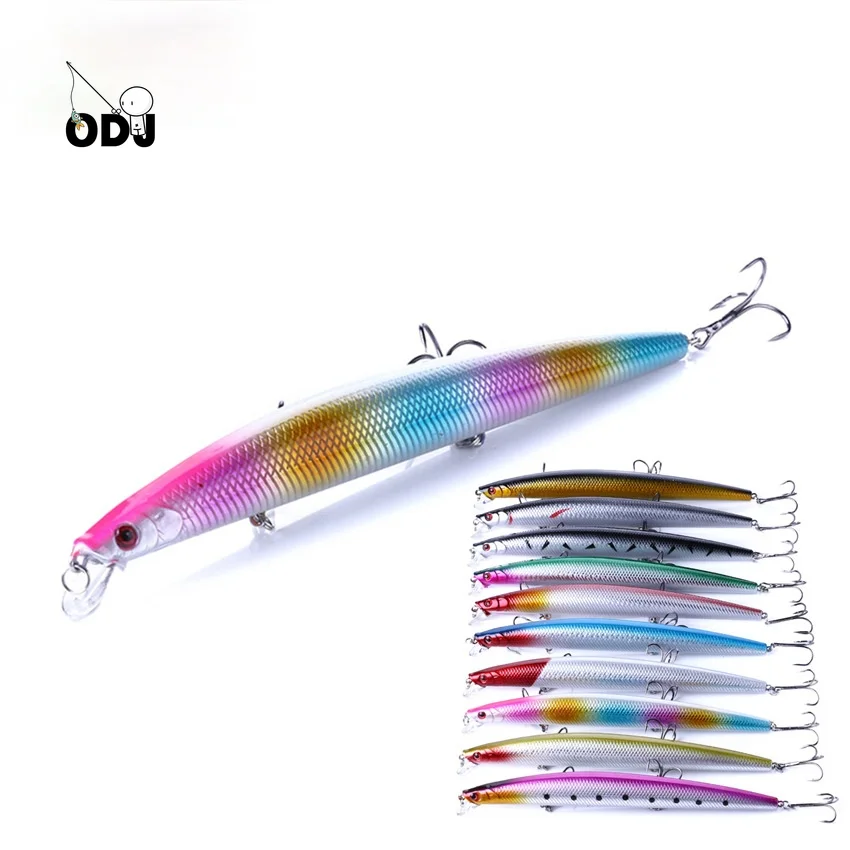 

ODJ 2019 New Fishing Lures 18cm -26g High Quality Squid Skirts Octopus Trolling Artificial Baits Good Action Hard Baits