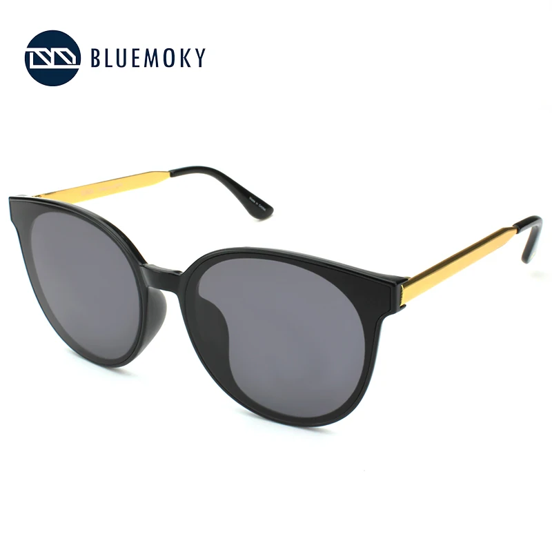 BLUEMOKY солнцезащитные очки для женщин модные популярные круглые винтажные