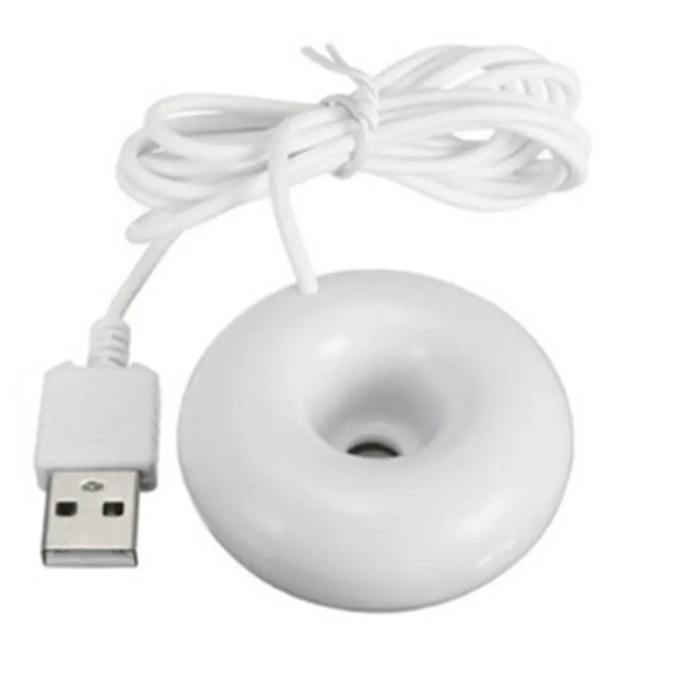 

Portable Mini USB Donut Negative Ion Humidifier Air Purifier Aroma Essential Oil Diffuser Humidifier Mini Sprayer