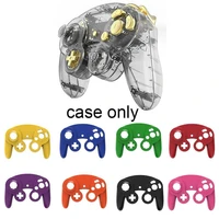 hand grip shell for nintendo ngc gamecube console controller protection case transparentcolorful gamepad handle cover