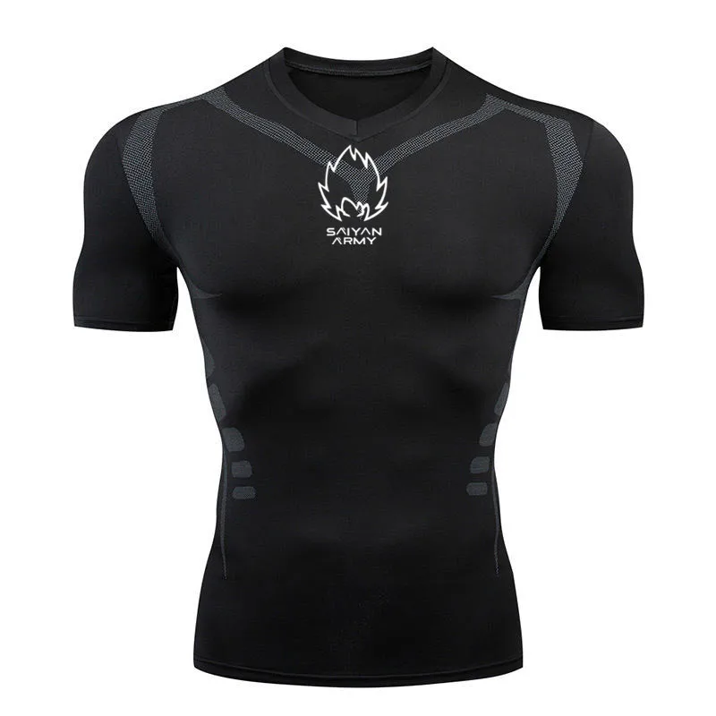 

Men Quick Dry Sports T-Shirt Bodybuilding Sports T-Shirt Men's Short Sleeve Sports T-Shirt Top Gym T-Shirt Fitness Fitted Sports