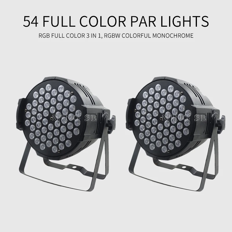 

2 шт./лот Led Par свет 54x3 Вт RGB 3in1 Par Led огни дискотеки стены шайба бар вечерние показать сценическое освещение