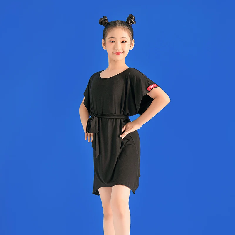 

Summer Latin Dance Dress For Girls Practice Clothes New Competition Dance Dress Kids Rumba Tango Samba Salsa Outfit VO1300