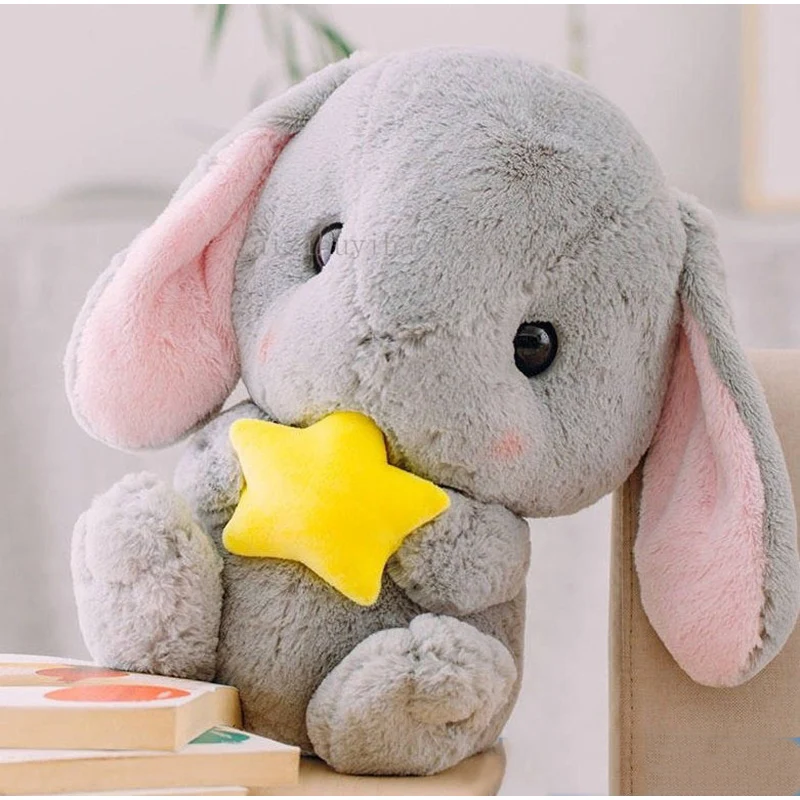 

Cute Stuffed Rabbit Plush Toy Soft Toys cushion Bunny Kid Pillow Doll Birthday Gifts for Children Baby Accompany Sleep Toy