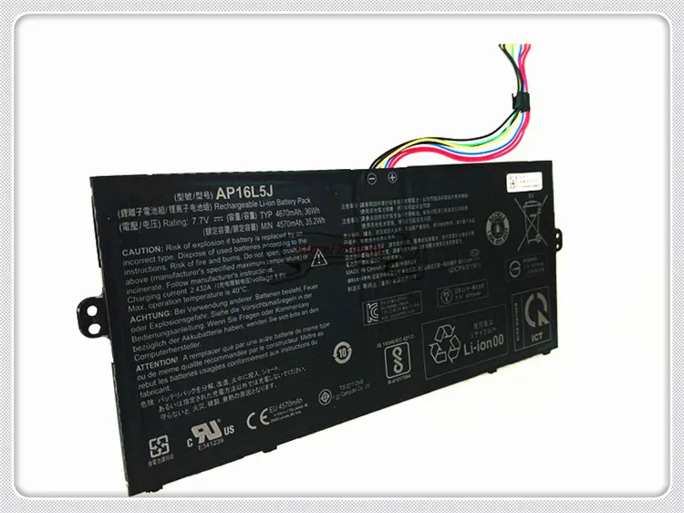 GYIYGY 7,7 V 36Wh 4670mAh AP16L5J Аккумулятор для acer Aspire Swift 5 SF514-52T Spin 1 SP111-32N серии