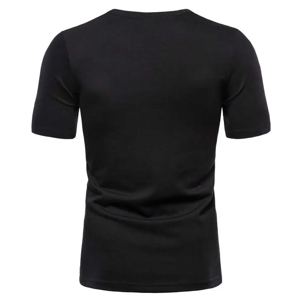 Новинка уличная одежда летняя мужская футболки 2020 однотонные европейские