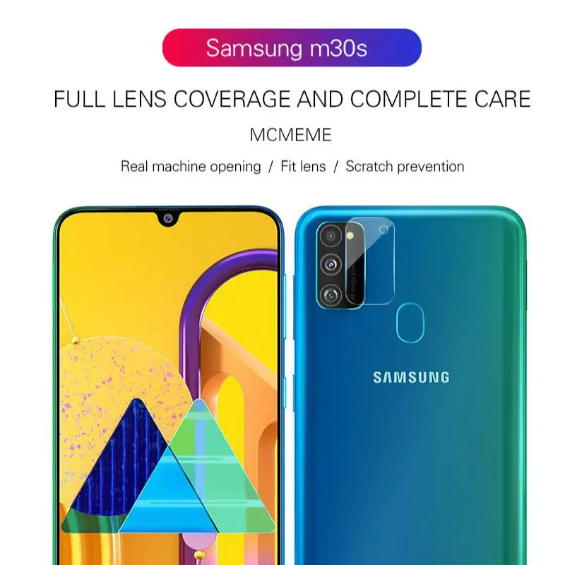 2в1 закаленное стекло для samsung m30s Защита объектива камеры для samsung galaxy m30s m 30 s 30 s m307 защитное стекло задняя крышка