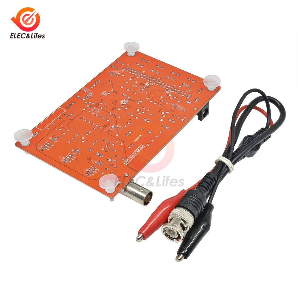 Мини-портативный цифровой осциллограф DIY Kit ARM Cortex-M3 12 бит TFT осциллограф 10:1 зонд тестовый зажим DIY акриловый чехол