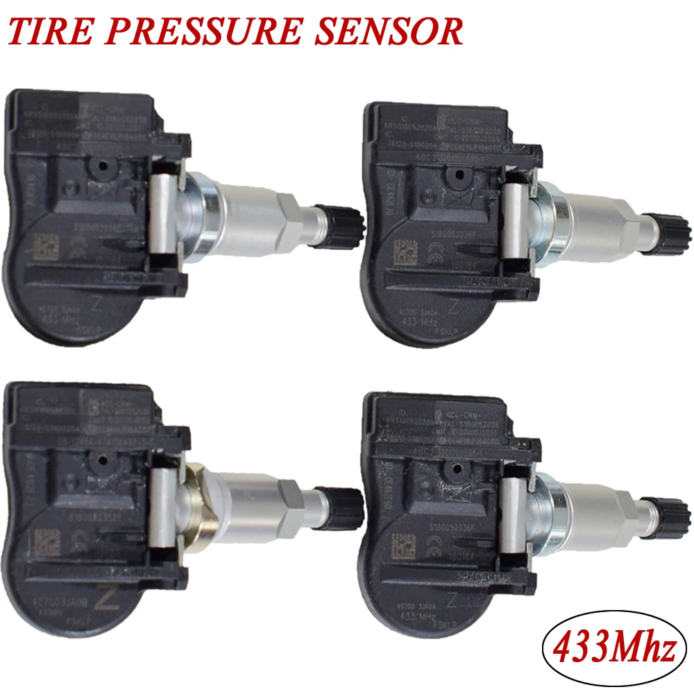 4 шт. новый датчик давления в шинах 40700 3JA0A 3JA0B TPMS для Infiniti JX35 Q50 Q60 QX60 433 МГц