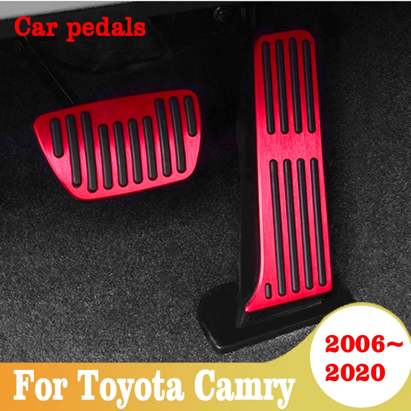 Авто ускоритель газ тормоз для ног педали Нескользящие Pad крышка чехол на Toyota Camry