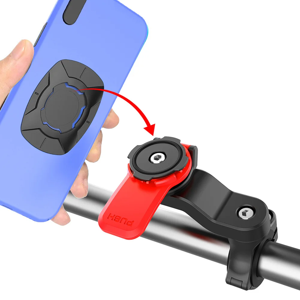 

Universal Mountain Bike Phone Holder Bicycle Mobile Phone Stand Quick Mount Road Bike Handlebar Stem Mount Riding MTB Bracket