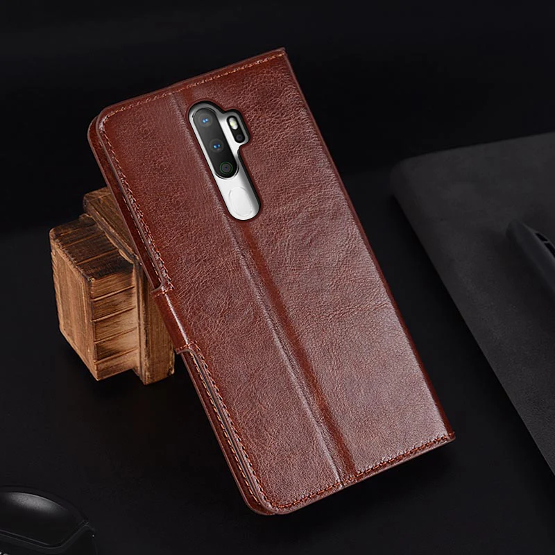 Чехол-книжка из ПУ кожи премиум-класса для OPPO A5 A9 2020 Reno Ace 2 AX7 AX5s A52 A72 A92s A92 Realme C3 X50 X2 5