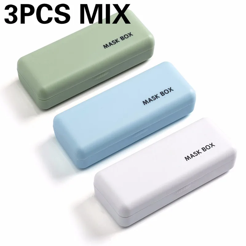 3 шт. мини органайзер для хранения грязных масок|Коробки и ящики хранения| |