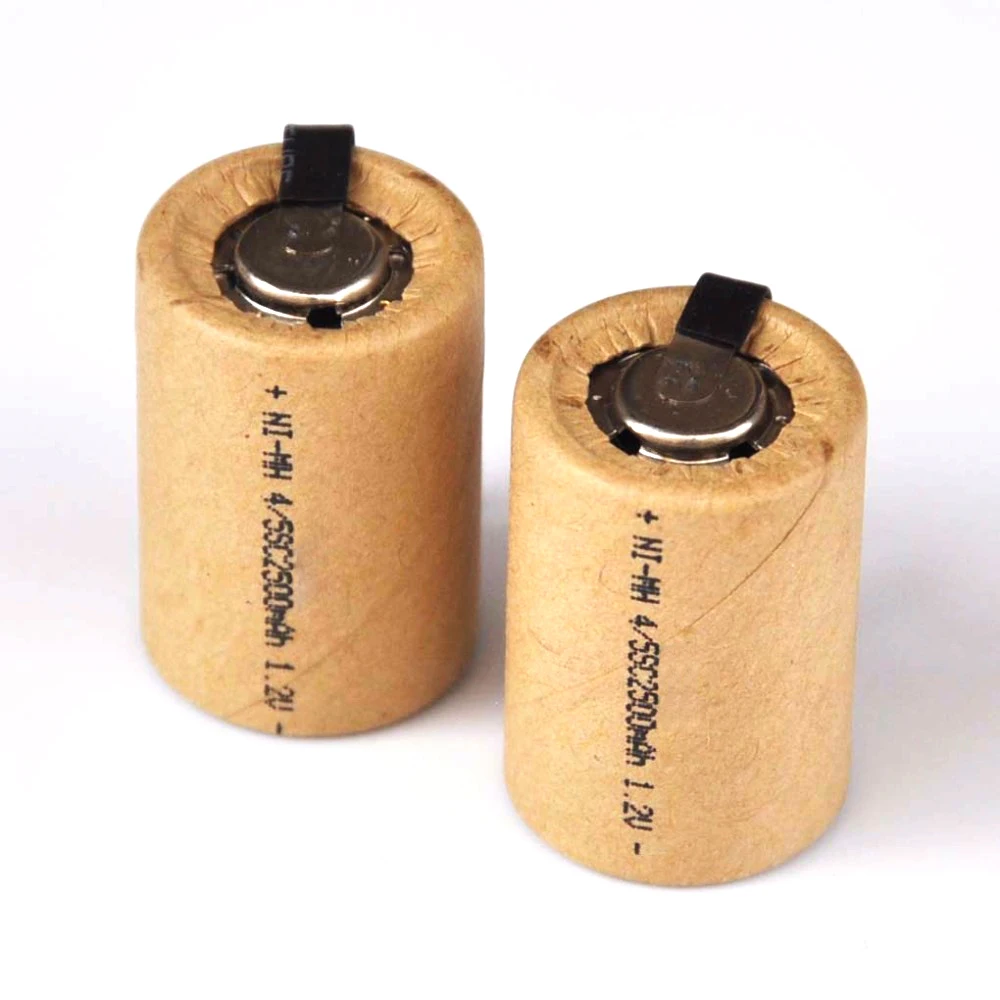 8-20pcs 4/5SC 2500mAh Nimh1.2V Rechargeable Battery SC Ni-MH Cell with Welding Tabs for Power Tools Battey Makita Hitachi Bosch |
