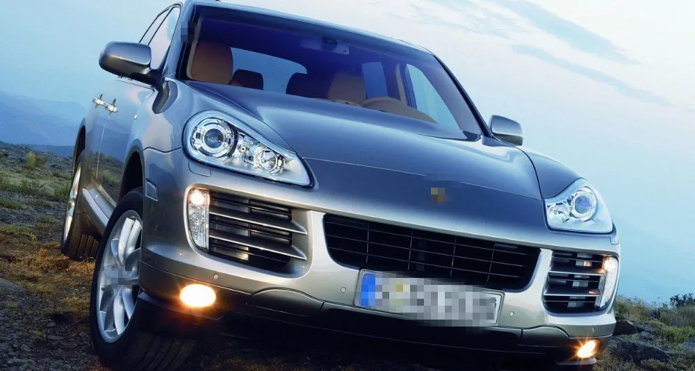 Fornt крышки омывателя фар отверстие для Porsche Cayenne 2008 2010|Амортизаторы| |