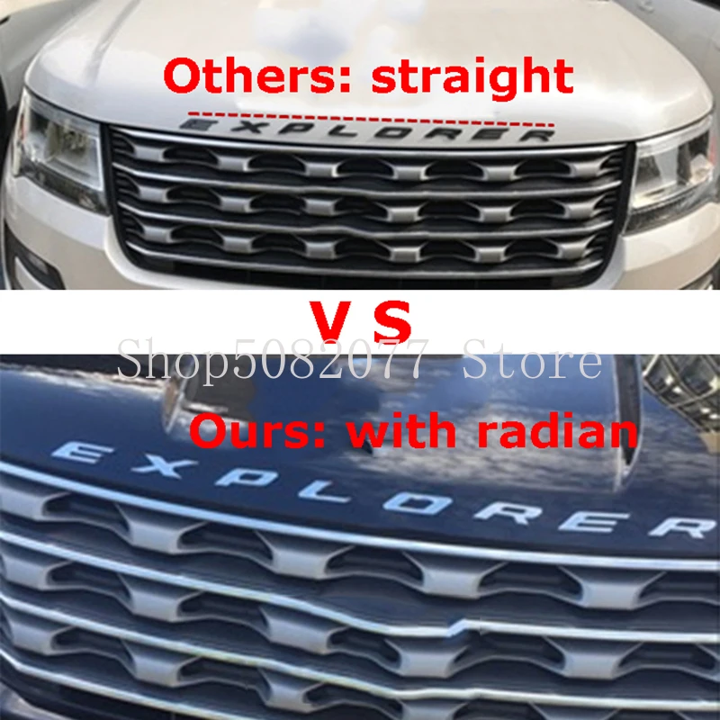Буквы эмблемы для Ford EXPLORER автомобильный Стайлинг передняя крышка значок