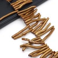 2021 best selling new product natural dyed gold ribs making diy exquisite handicrafts size 5x30 5x50mm