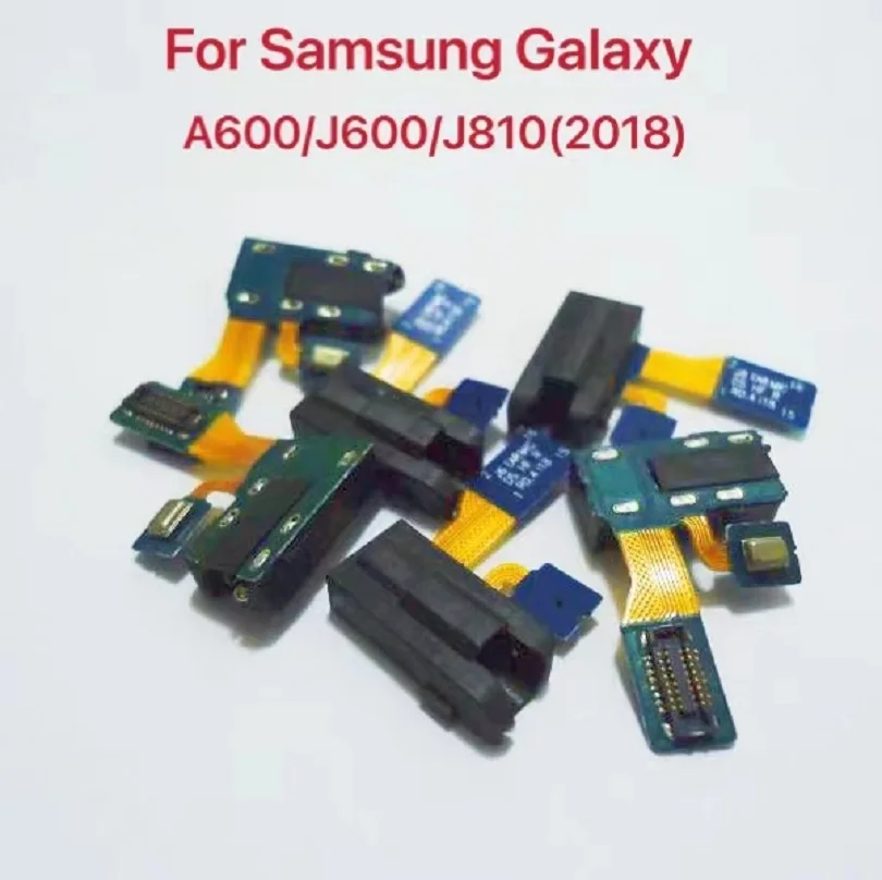 Микрофон для наушников Samsung J6 J8 A6 Plus 2018 J600 J600f J810 j810f A600 новые наушники с