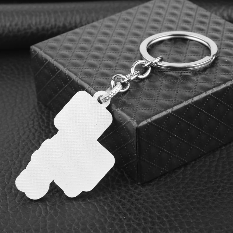 Модный брелок для ключей металлическая подвеска с надписью и логотипом в виде