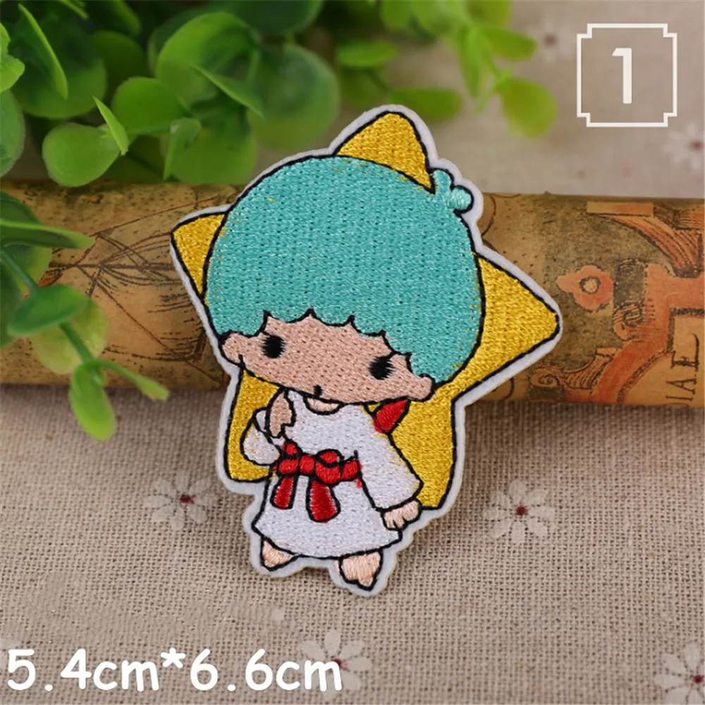 Maxsin 10 шт./лот Милая мультяшная наклейка злодея кукла глажка украшение нашивка