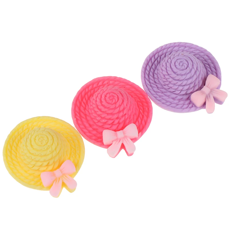 10Pcs Random Mixed Resin Hats Embellishments Flatback Cabochon Scrapbook Wedding Decoration DIY Craft Accessories | Дом и сад