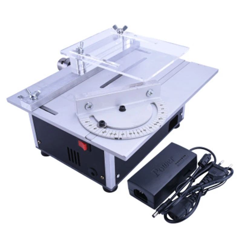 Mini Small Table Saw Multifunction Miniature Small Table Saw DIY Woodworking Chainsaw Small Cutting Sanding Polishing Table Saw