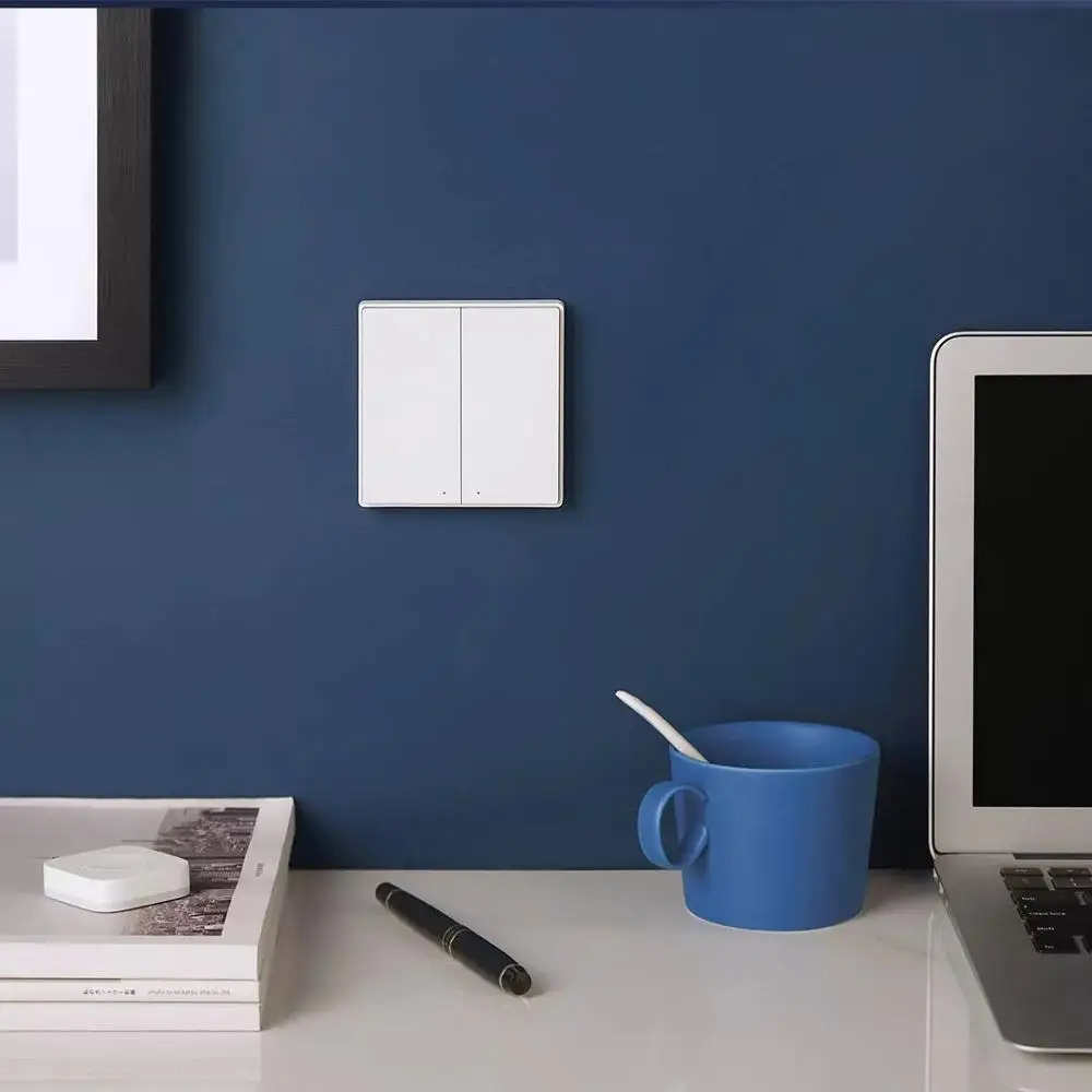 Умный настенный выключатель Aqara D1 Zigbee беспроводной светильник с дистанционным