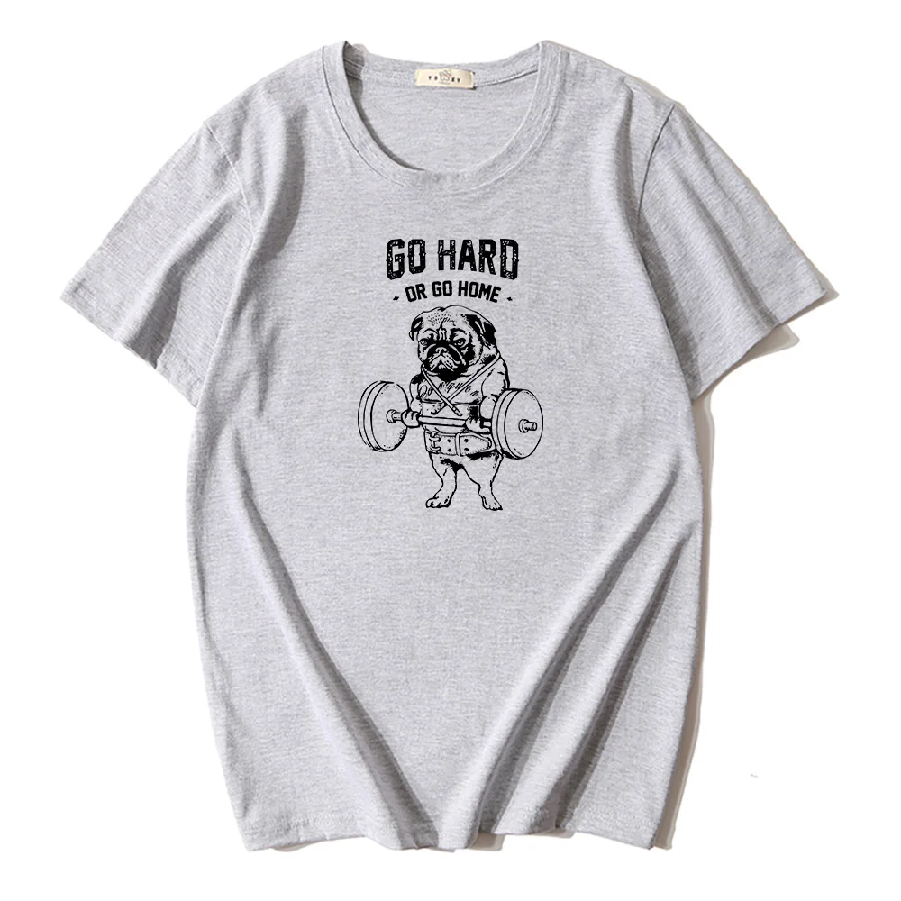 

Мужская футболка с принтом мопса life, модная повседневная жесткая футболка из 100% хлопка, Мужская одежда для лета