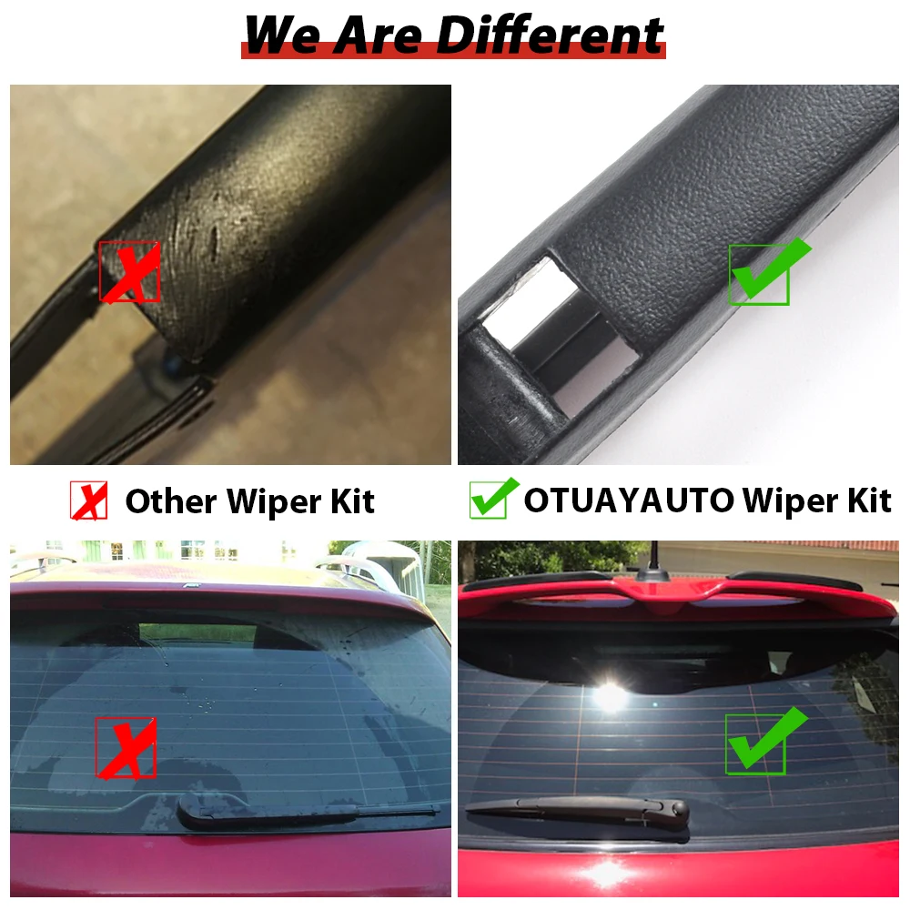 Стеклоочиститель задний QEEPEI для Toyota RAV4 MK 2 (XA20) 2000 2001 2002 2003 2004 2005 силиконовый