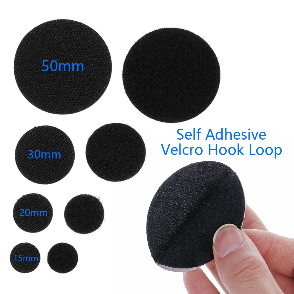 5 пар двухсторонние фиксированные Волшебные липкие самоклеющиеся липучки