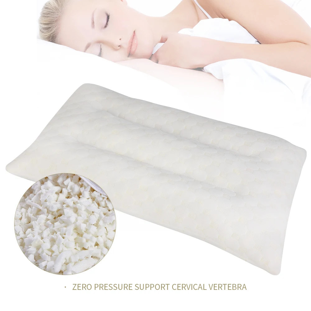 Измельченная подушка из пенопласта с эффектом памяти для шеи мягкие подушки