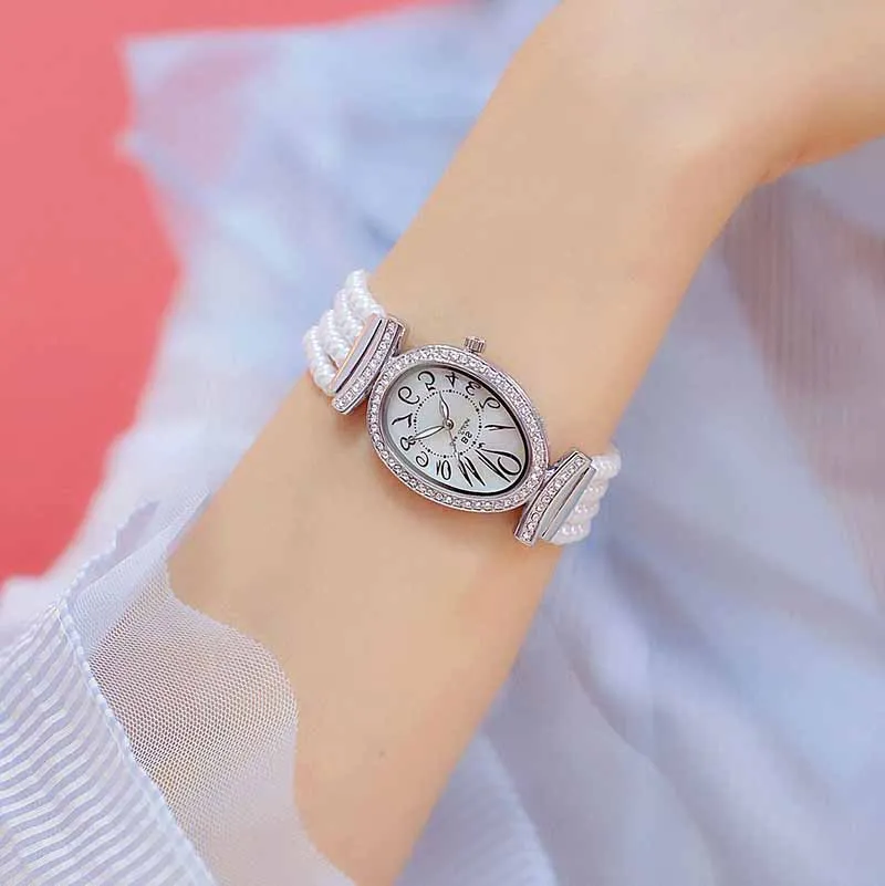 Relogio feminino Топ бренд женские часы Роскошные элегантные нарядные часы женские жемчужные наручные часы zegarek meski