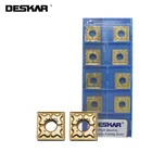 10 шт. DESKAR SNMG120408 TM SNMG120408R-S SNMG120408L-S LF9018 токарный инструмент вставки карбида фрезерный станок с ЧПУ Токарный Станок Для Сталь Запчасти