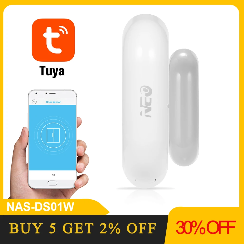 NEO детектор двери/окна для дома Wi Fi приложение уведомления оповещения на