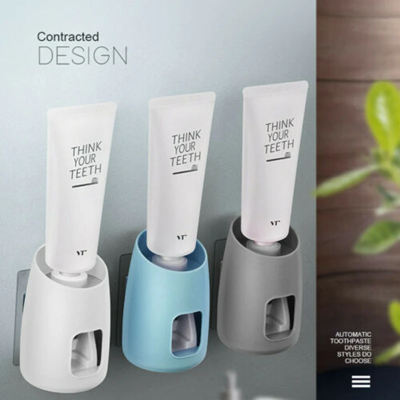 

Automatic toothpaste squeezing device, set wall-mounted, no punching, no punching, squeezing toothpaste artifact in the bathroom