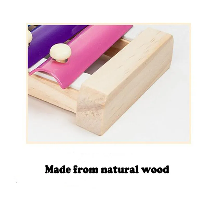 

Pudcoco Kid Baby Children Wooden Musical Instruments Xylophone Developmental Toy Toy Musical Instrument