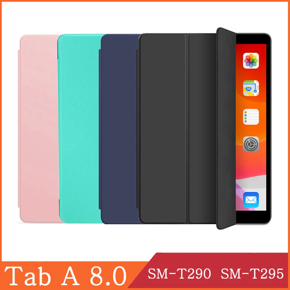 Чехол для планшета Samsung Galaxy Tab A 8 2019 SM T290 T295 0 T297 Wi Fi модем LTE кожаный чехол с откидной
