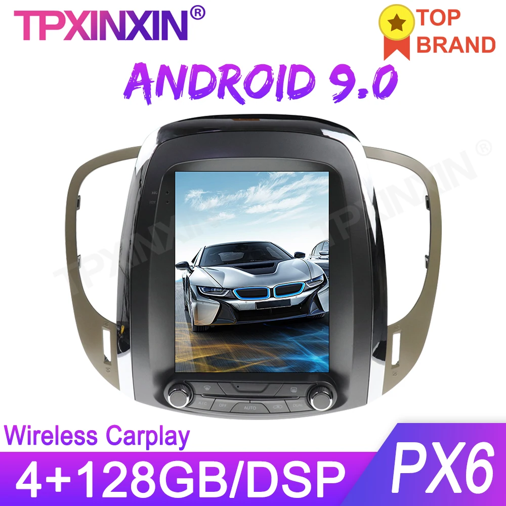 

Автомобильный плеер Tesla Style для Buick lacrosse 2009-2012, Android 9,0, PX6, GPS-навигация, стерео, головное устройство, мультимедийный плеер, Авторадио