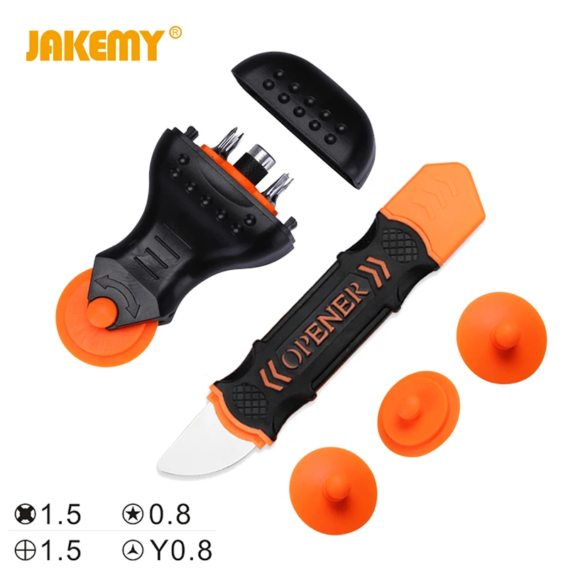 

Магнитная отвертка JAKEMY, инструмент для открывания мокроты для Iphone 8, 8P, 7, 7P, 6, 6P, 5 цветов, инструменты для открывания и ремонта