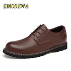 Мужские Водонепроницаемые туфли из натуральной кожи, размеры 36-48