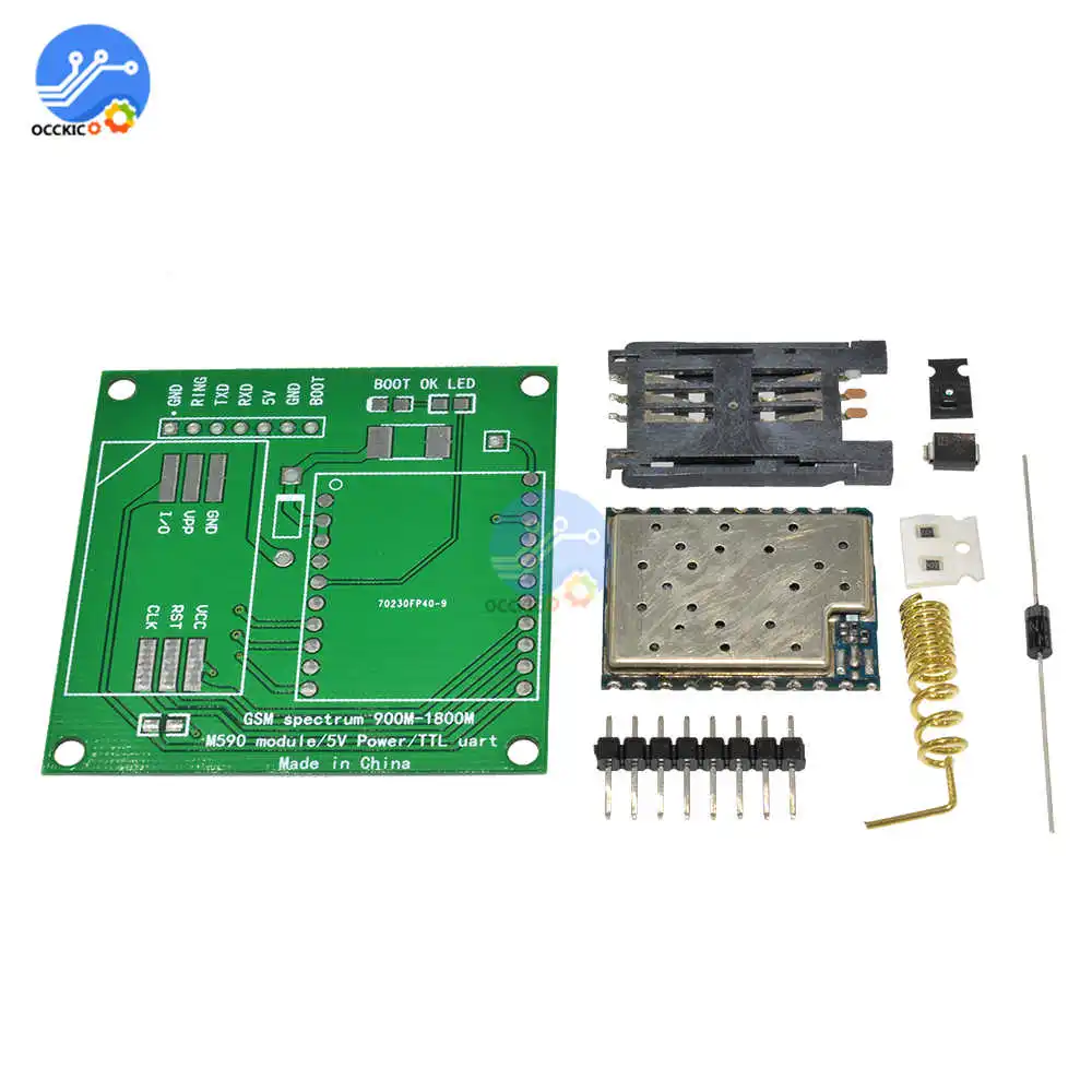 M590E GSM GPRS модуль 900m 1800m sms сообщение Diy наборы M590 ЦП MCU тест|test|testing cputest kit |