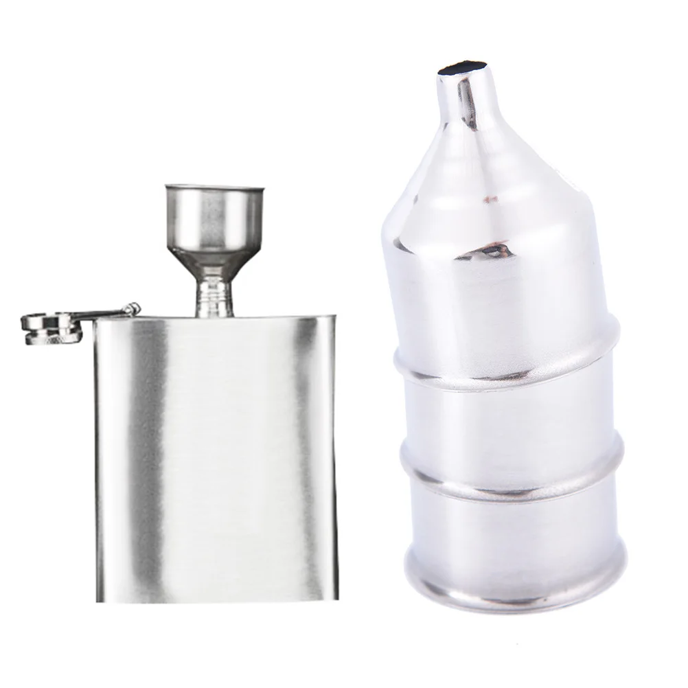 

Stainless Steel Funnel kitchen tool oil funnel for All Hip Flasks High Quality
