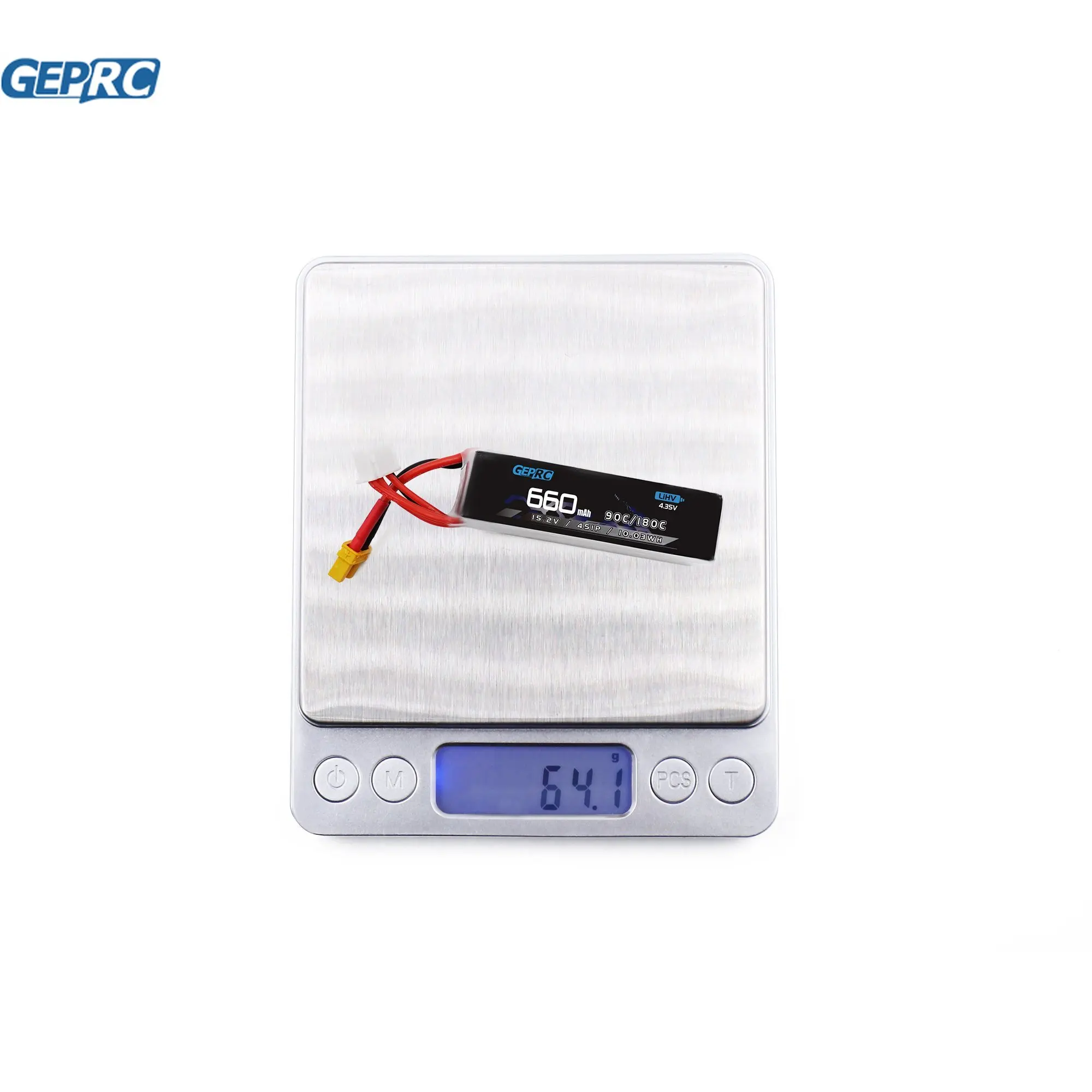 GEPRC-bater&iacute;a LiPo de 660mAh para Dron, pieza de accesorios para cuadric&oacute;ptero, 4S, 90/180C, HV, 3,8 V/4,35 V, compatible con la serie Cinelog-4
