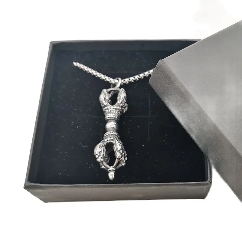 Новый таинственный мозаичный скипетр цепочка ожерелье кулон из нержавеющей