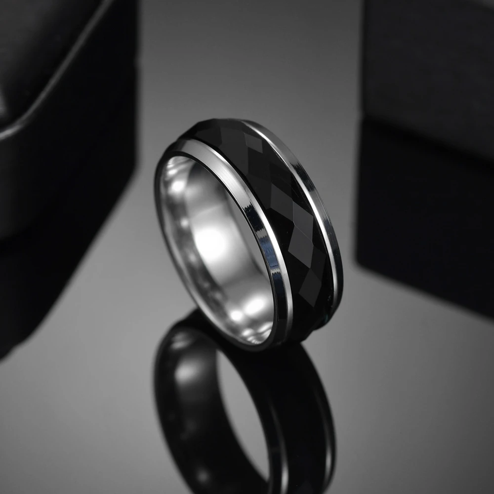 Температура кольцо Титан Сталь настроение чувства эмоции интеллигентая (ый)