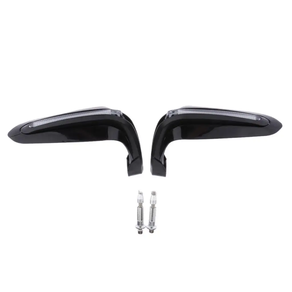 2PCS Motorcycle Handlebar Brush Bar Handguards Wind Guard with LED Indicators Lights Universal Fit for Motocross Dirt Bike | Автомобили и