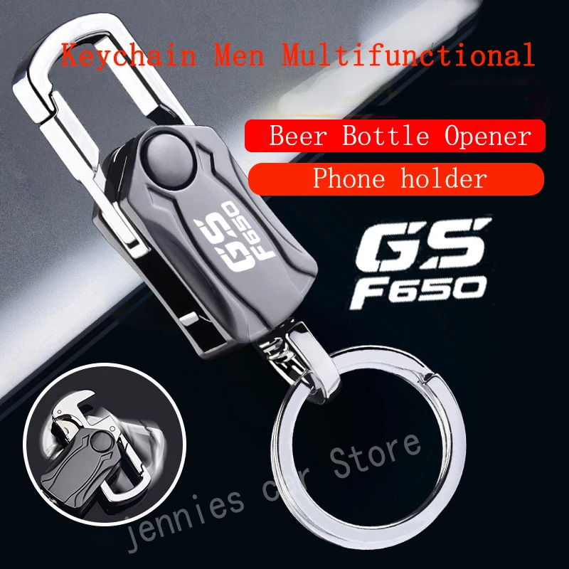 

Motorcycle Metal Keychain Multi-function Key Ring With logo For BMW F650GS f650gs bmw f650gs Accessories