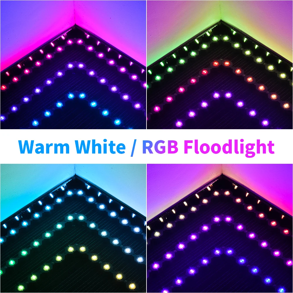 

Водонепроницаемый светодиодный прожектор RGB, IP68, теплый белый свет, светильник для омывателя стен, рефлектор, прожектор для зданий и садов