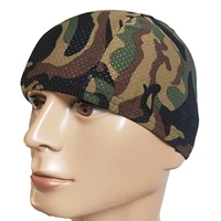 unisex beanies hat camouflage print mini cap hat for men women warm cap outdoor sports quick drying riding helmet bonnet hat