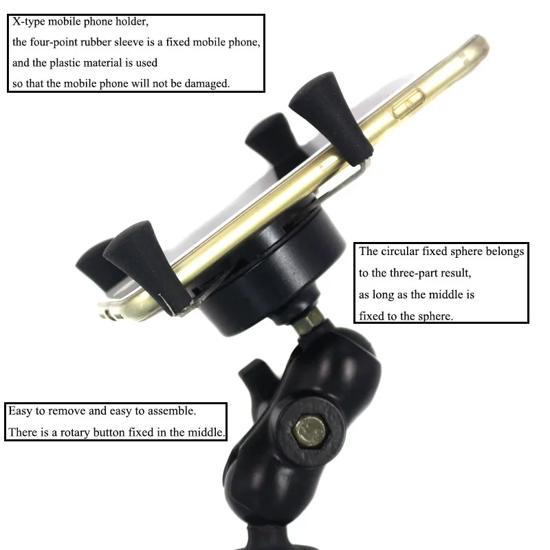 

For HONDA VFR 800F VFR800F 2014 2015 CBR600RR 05-06 CBR600F4i Motorcycle GPS Navigation Frame Mobile Phone Mount Bracket